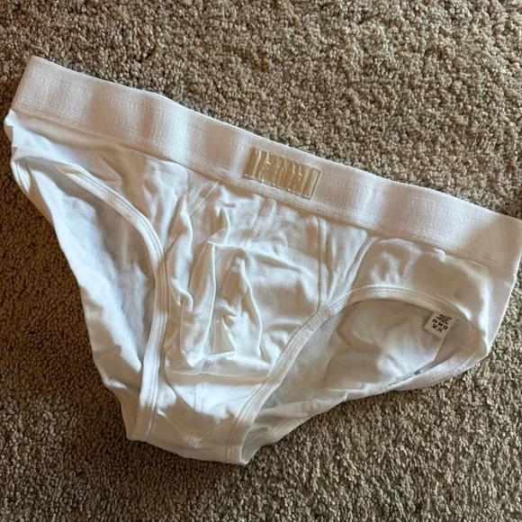 Skims Men's Cotton Briefs L Large 36-38 New In BOX 3 Pack White/Chalk Underwear - Picture 6 of 10